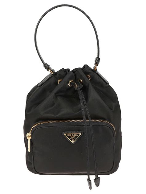 prada logo plaque mini bucket bag|Prada Logo Plaque Bucket Bag .